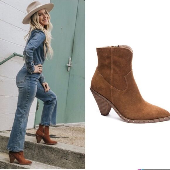 “RAMBLE” Split Suede Boots - Picture 2 of 10